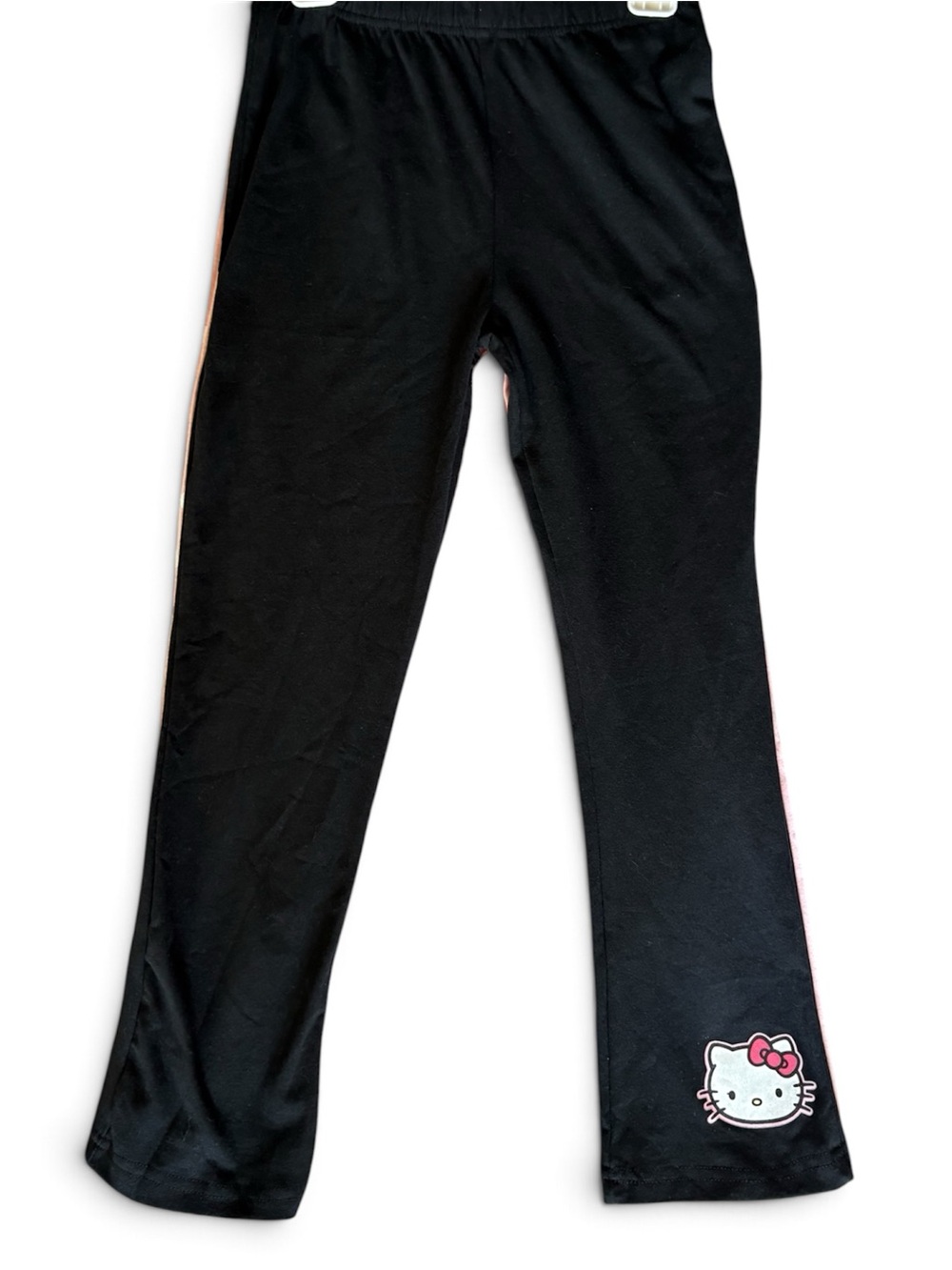 Sanrio Hello Kitty Girls Leggings 2-Pack Set Pink Black Size 8/10 Brand New